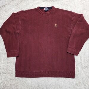 Vintage Chaps Ralph Lauren Sweater Mens L Hand Framed Herringbone Chevron